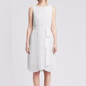 Banana Republic White Midi Dress